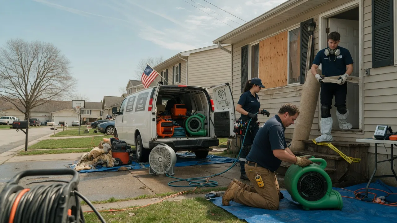 Water Damage Restoration in Volga, IA near me